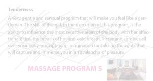 Massage program 5